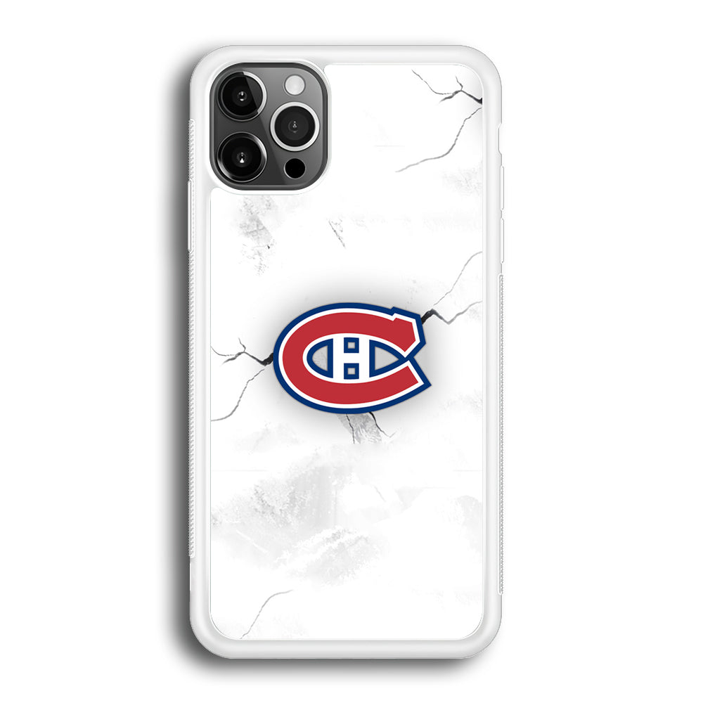 Hockey Montréal Canadiens NHL 001 iPhone 12 Pro Max Case-Phone Case-Rubber White (2D Case)-Altracase