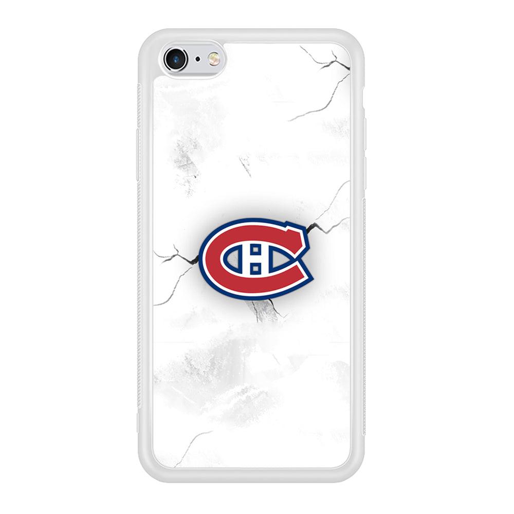 Hockey Montréal Canadiens NHL 001 iPhone 6 | 6s Case-Phone Case-Rubber White (2D Case)-Altracase