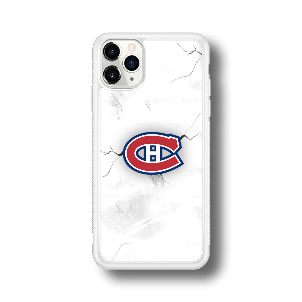 Hockey Montréal Canadiens NHL 001 iPhone 11 Pro Max Case-Phone Case-Rubber White (2D Case)-Altracase