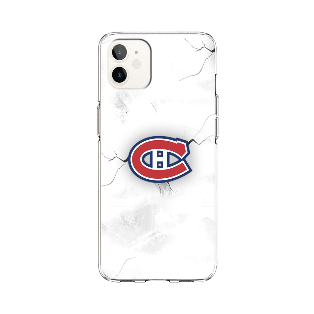 Hockey Montréal Canadiens NHL 001 iPhone 12 Case-Phone Case-Clear Soft Case-Altracase