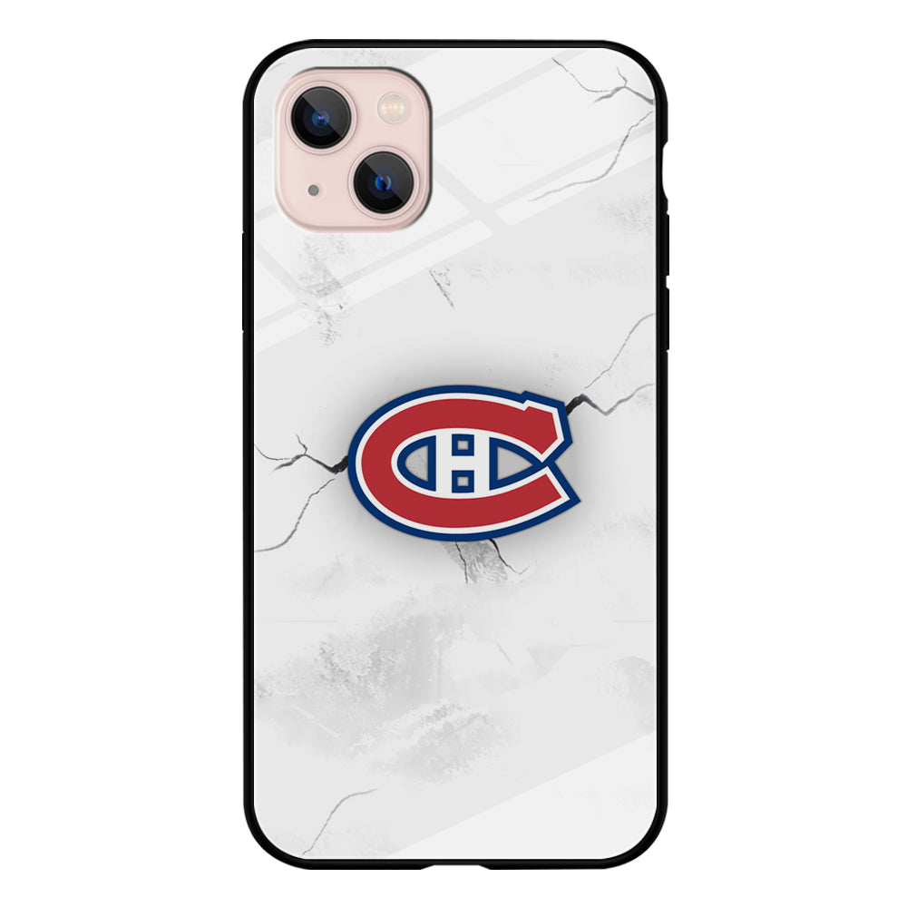Hockey Montréal Canadiens NHL 001 iPhone 13 Mini Case-Phone Case-Tempered Glass Case-Altracase