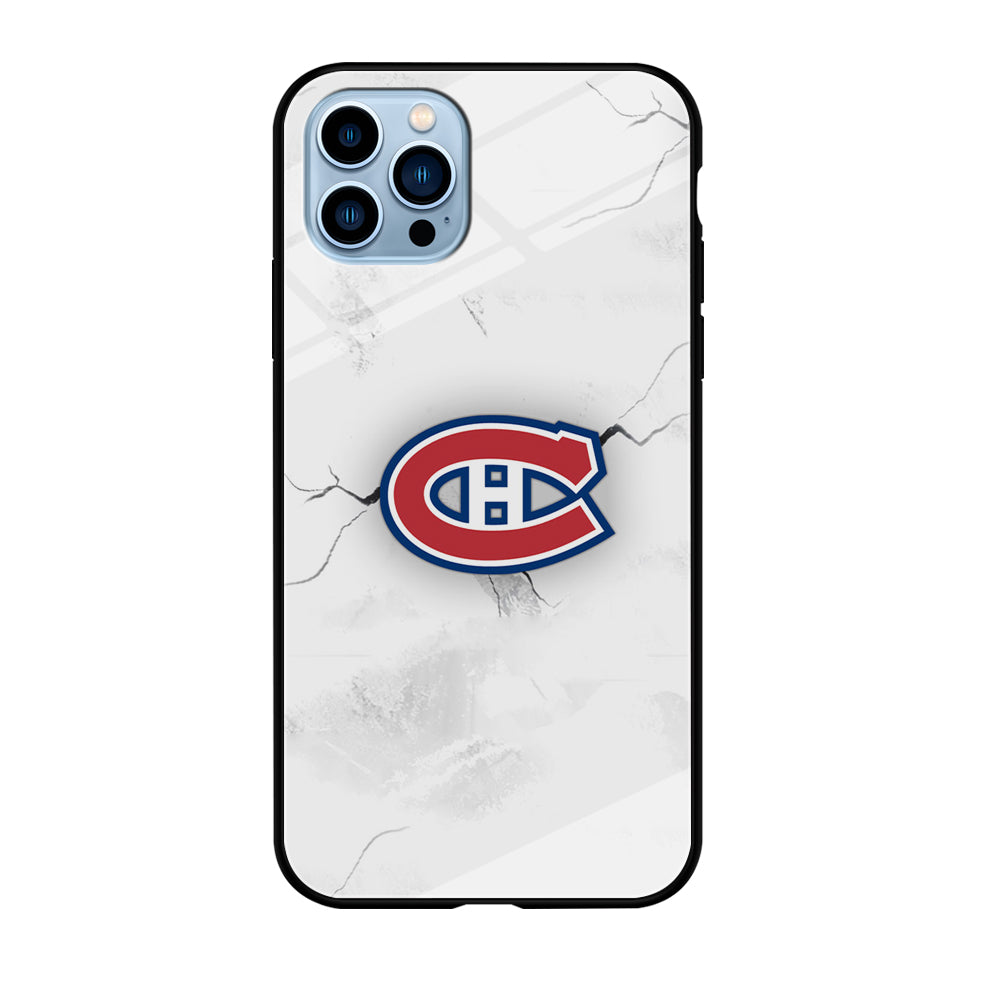 Hockey Montréal Canadiens NHL 001 iPhone 12 Pro Max Case-Phone Case-Tempered Glass Case-Altracase