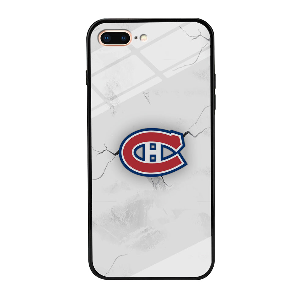 Hockey Montréal Canadiens NHL 001 iPhone 7 Plus Case-Phone Case-Tempered Glass Case-Altracase