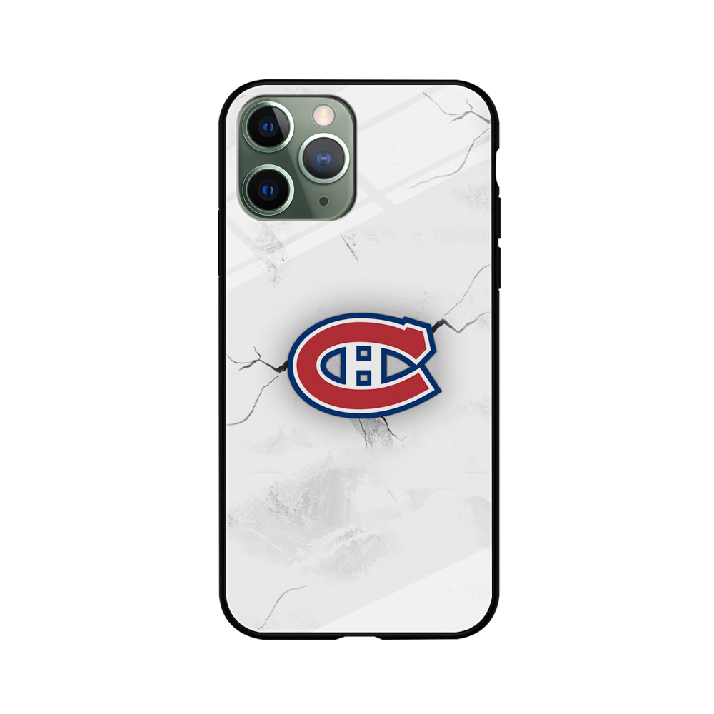 Hockey Montréal Canadiens NHL 001 iPhone 11 Pro Max Case-Phone Case-Tempered Glass Case-Altracase