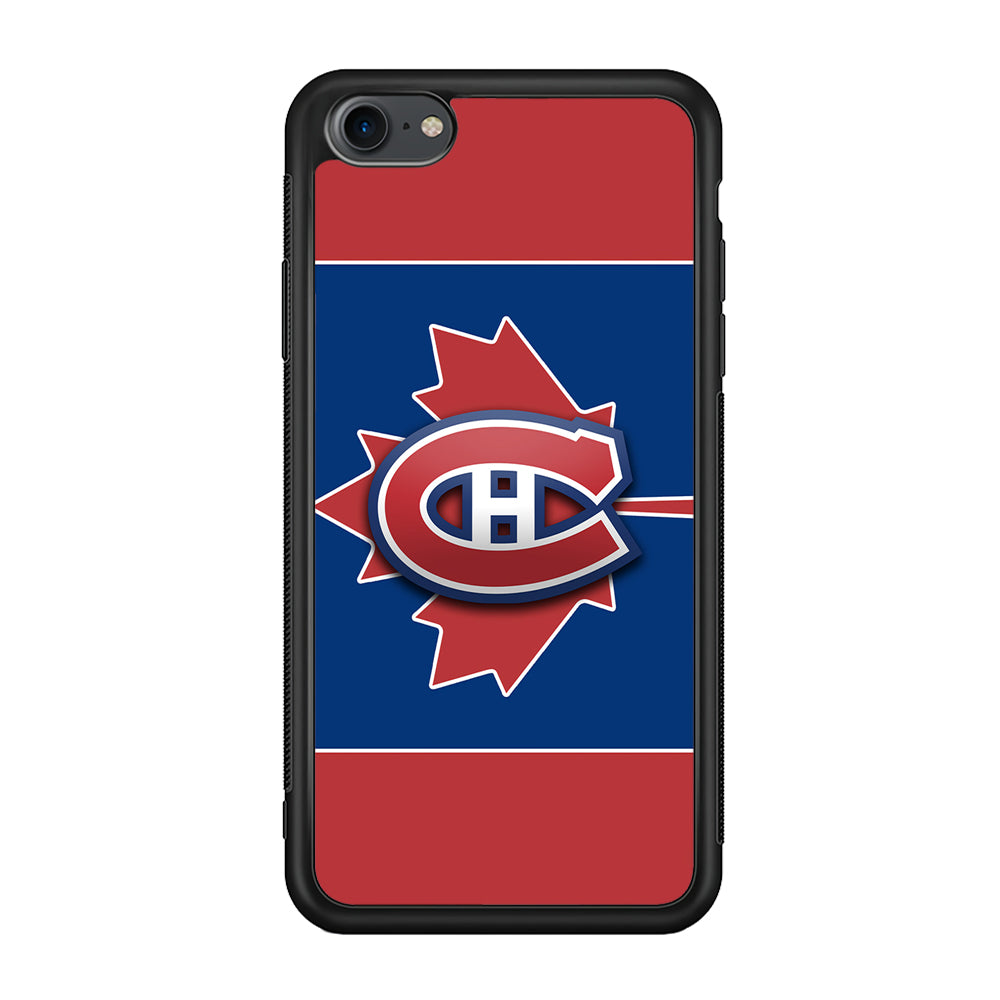 Hockey Montréal Canadiens NHL 002 iPhone 7 Case-Phone Case-Rubber Black (2D Case)-Altracase
