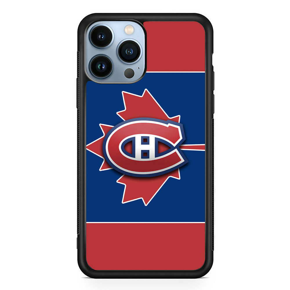 Hockey Montréal Canadiens NHL 002 iPhone 13 Pro Case-Phone Case-Rubber Black (2D Case)-Altracase