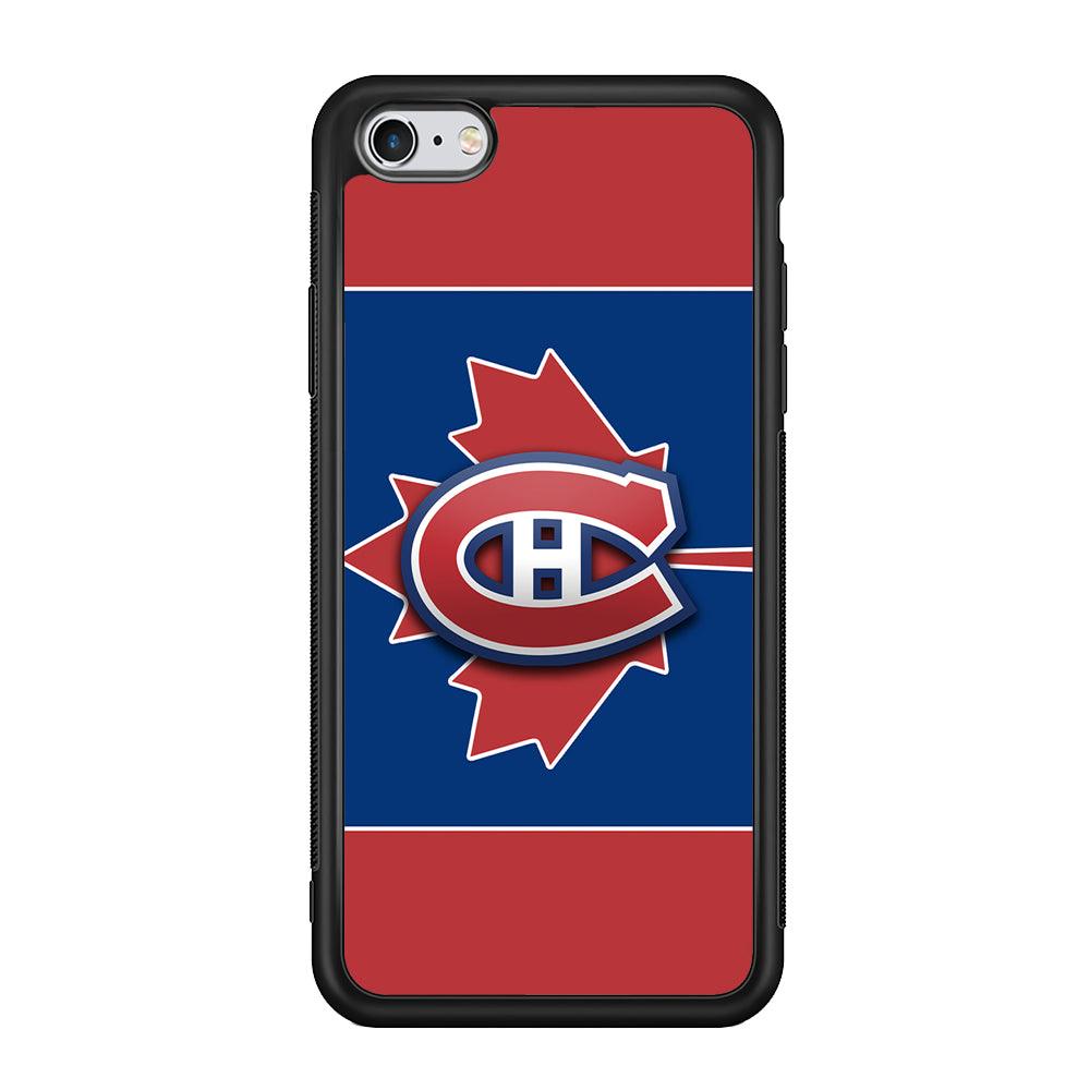 Hockey Montréal Canadiens NHL 002 iPhone 6 | 6s Case-Phone Case-Rubber Black (2D Case)-Altracase
