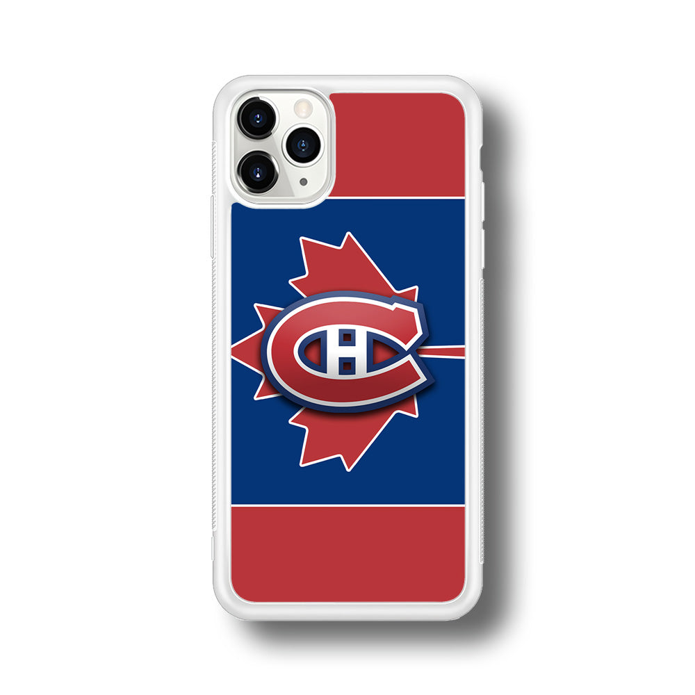 Hockey Montréal Canadiens NHL 002 iPhone 11 Pro Max Case-Phone Case-Rubber White (2D Case)-Altracase