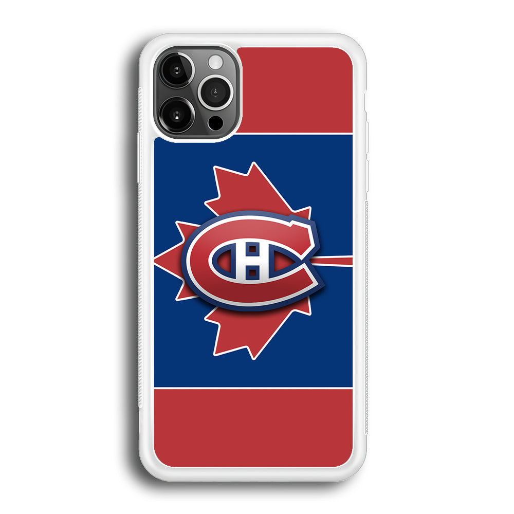 Hockey Montréal Canadiens NHL 002 iPhone 12 Pro Max Case-Phone Case-Rubber White (2D Case)-Altracase