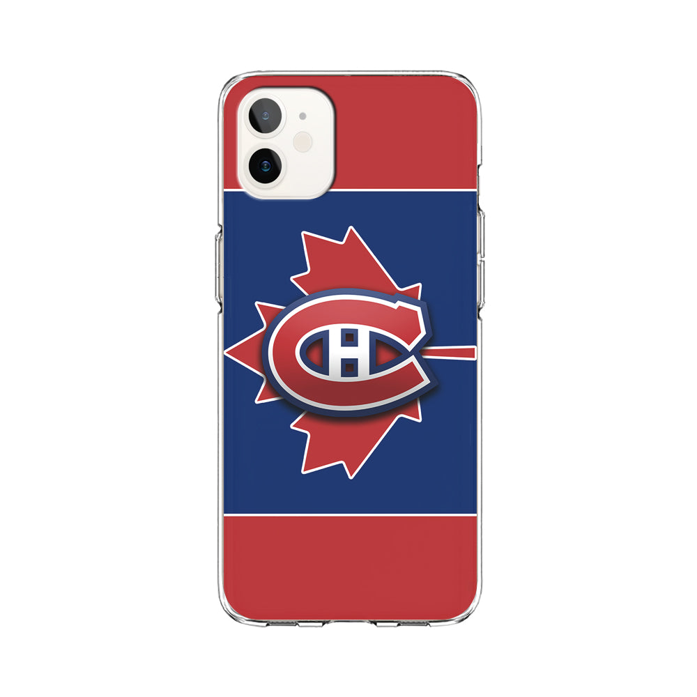 Hockey Montréal Canadiens NHL 002 iPhone 12 Case-Phone Case-Clear Soft Case-Altracase