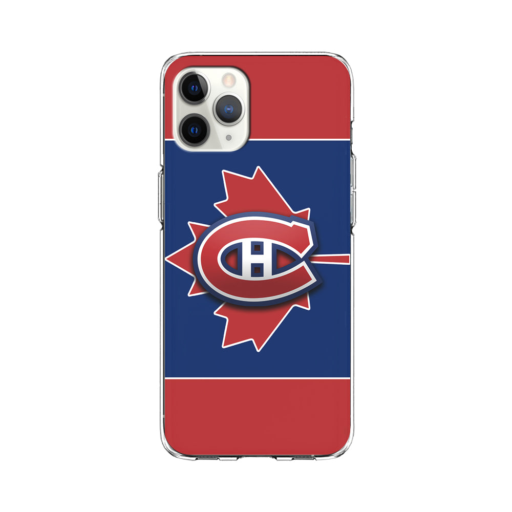 Hockey Montréal Canadiens NHL 002 iPhone 11 Pro Max Case-Phone Case-Clear Soft Case-Altracase