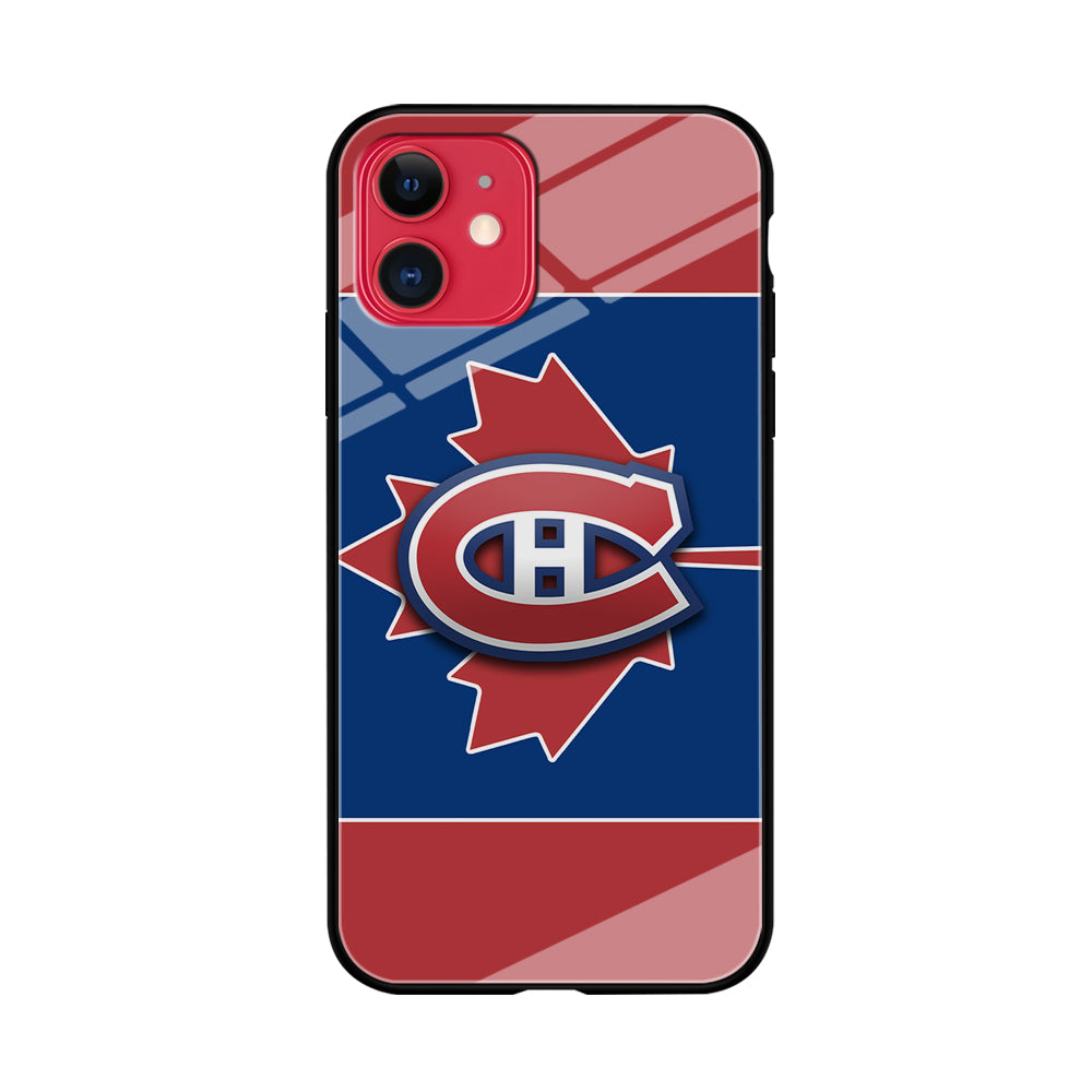 Hockey Montréal Canadiens NHL 002 iPhone 11 Case-Phone Case-Tempered Glass Case-Altracase