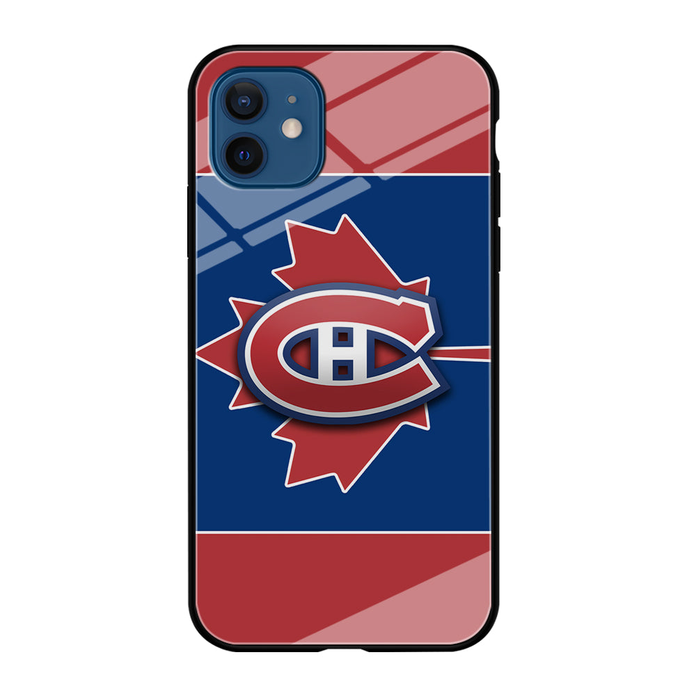 Hockey Montréal Canadiens NHL 002 iPhone 12 Mini Case-Phone Case-Tempered Glass Case-Altracase