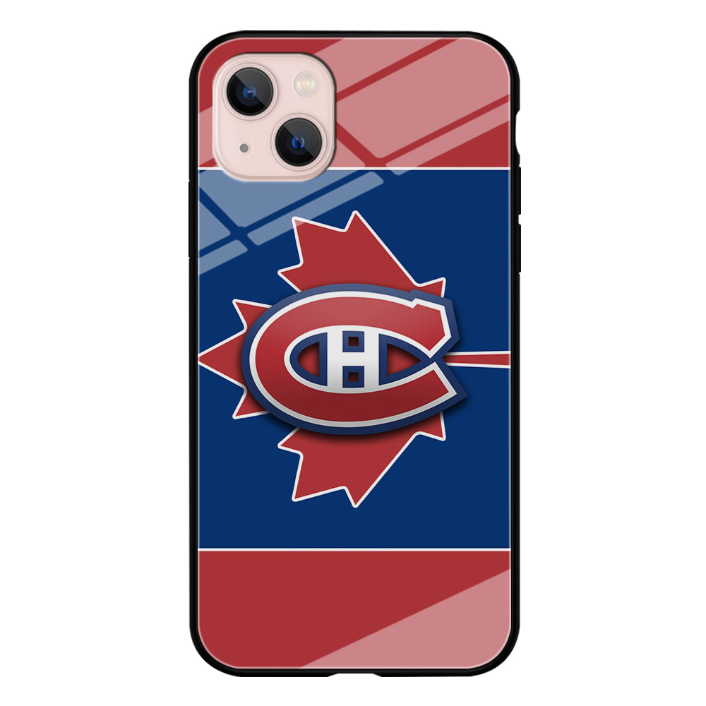 Hockey Montréal Canadiens NHL 002 iPhone 13 Case-Phone Case-Tempered Glass Case-Altracase