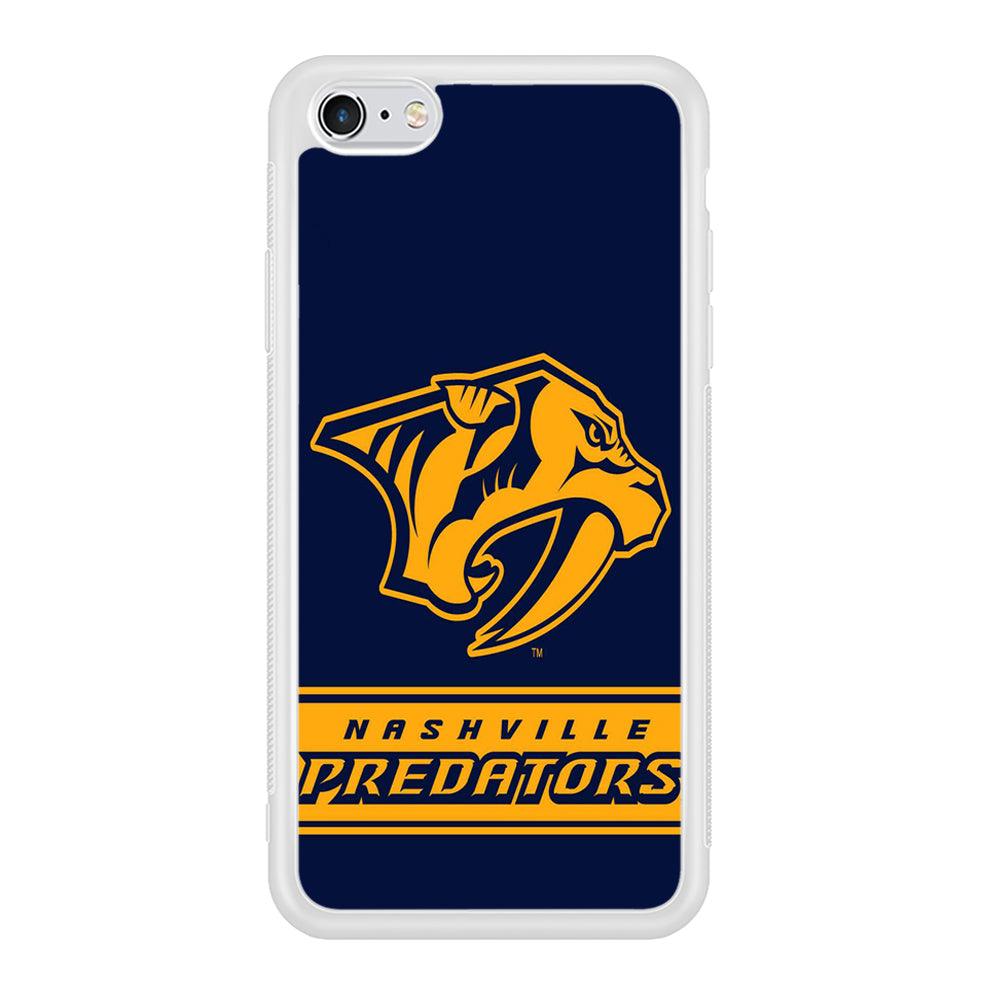 Hockey Nashville Predators NHL 001 iPhone 6 | 6s Case-Phone Case-Rubber White (2D Case)-Altracase