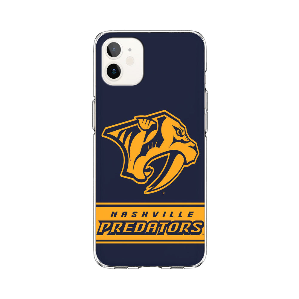Hockey Nashville Predators NHL 001 iPhone 11 Case-Phone Case-Clear Soft Case-Altracase