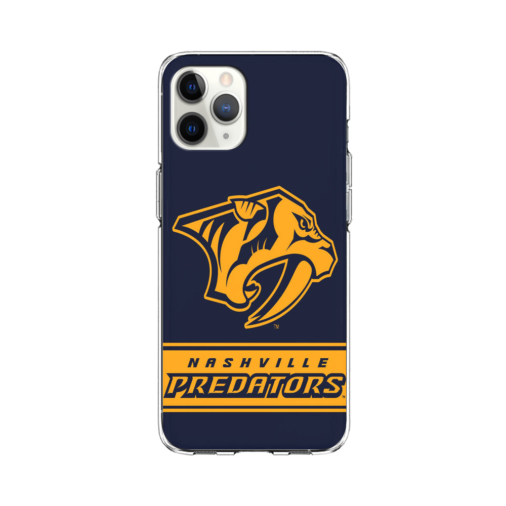 Hockey Nashville Predators NHL 001 iPhone 11 Pro Max Case-Phone Case-Clear Soft Case-Altracase