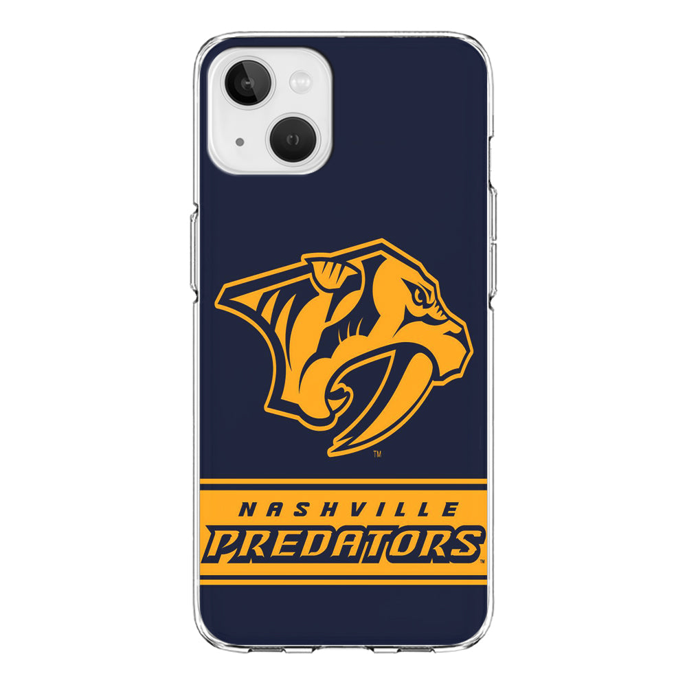 Hockey Nashville Predators NHL 001 iPhone 13 Mini Case-Phone Case-Clear Soft Case-Altracase