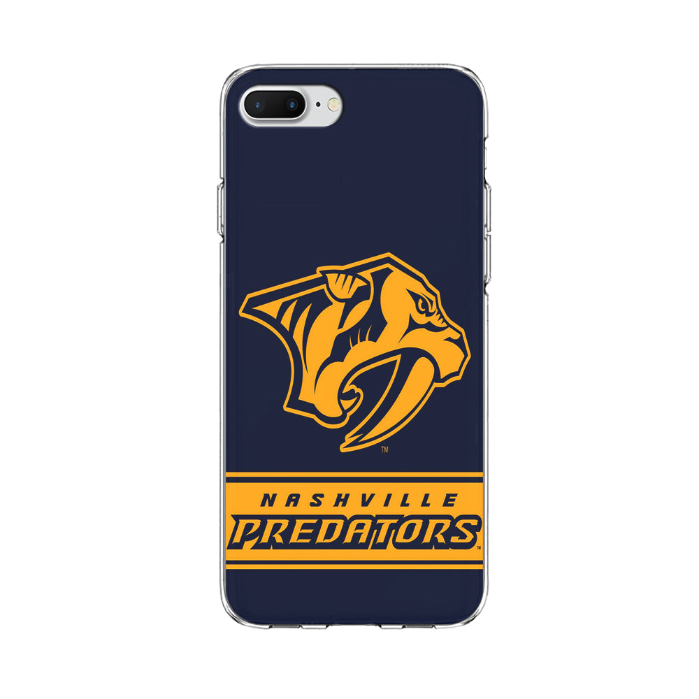 Hockey Nashville Predators NHL 001 iPhone 8 Plus Case-Phone Case-Clear Soft Case-Altracase