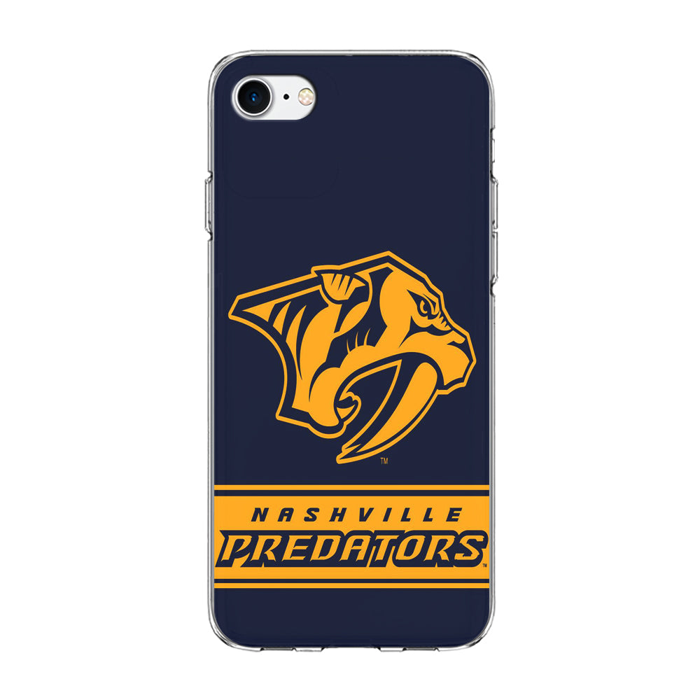 Hockey Nashville Predators NHL 001 iPhone 8 Case-Phone Case-Clear Soft Case-Altracase