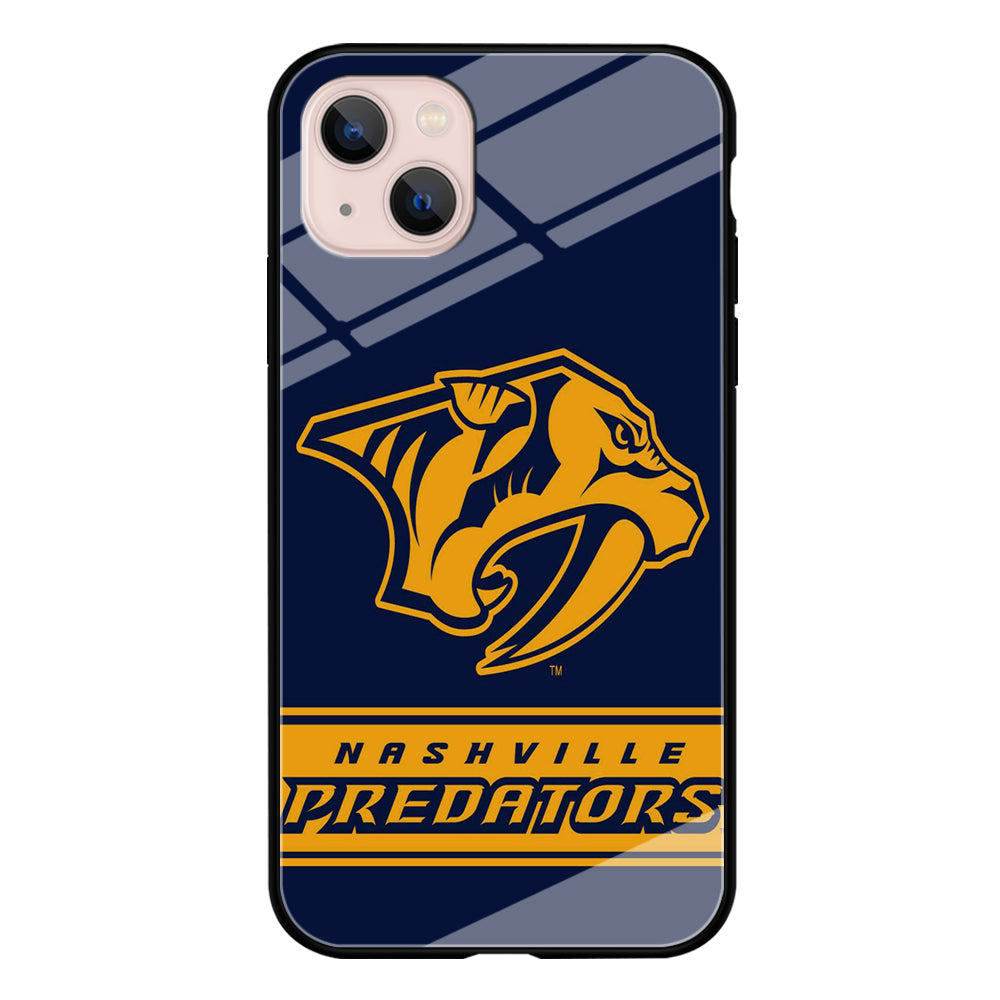 Hockey Nashville Predators NHL 001 iPhone 13 Case-Phone Case-Tempered Glass Case-Altracase