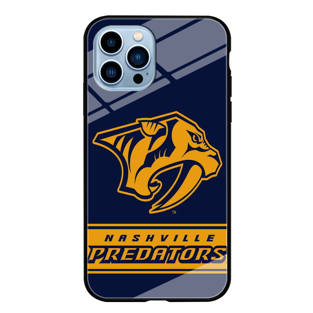 Hockey Nashville Predators NHL 001 iPhone 13 Pro Case-Phone Case-Tempered Glass Case-Altracase