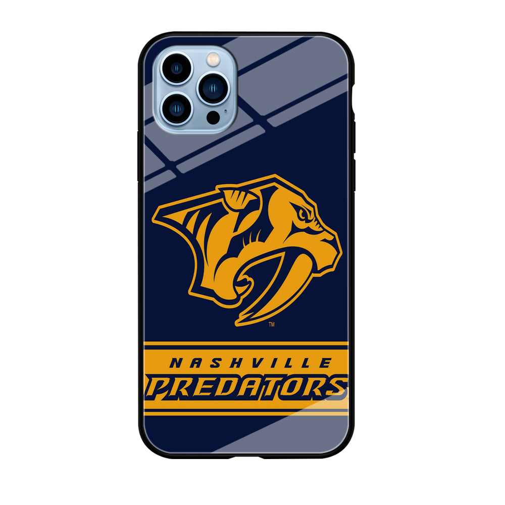 Hockey Nashville Predators NHL 001 iPhone 12 Pro Max Case-Phone Case-Tempered Glass Case-Altracase