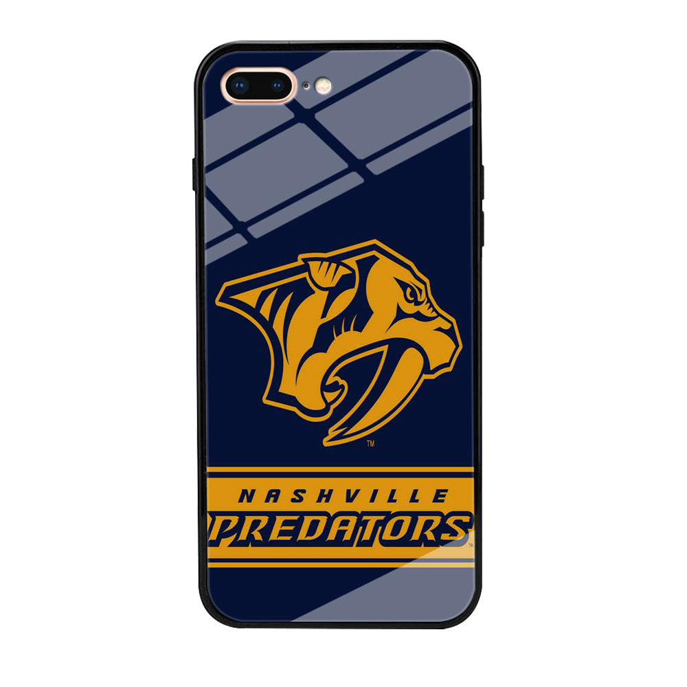 Hockey Nashville Predators NHL 001 iPhone 7 Plus Case-Phone Case-Tempered Glass Case-Altracase
