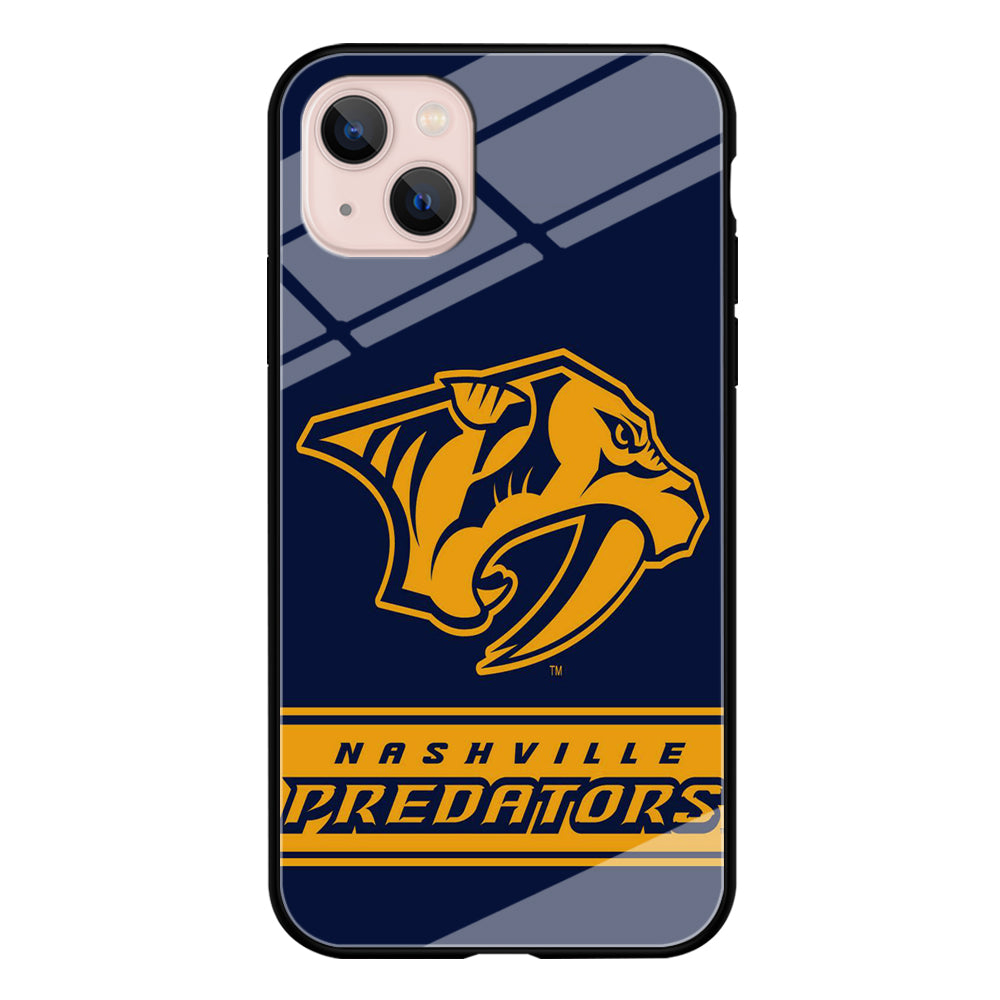 Hockey Nashville Predators NHL 001 iPhone 13 Mini Case-Phone Case-Tempered Glass Case-Altracase