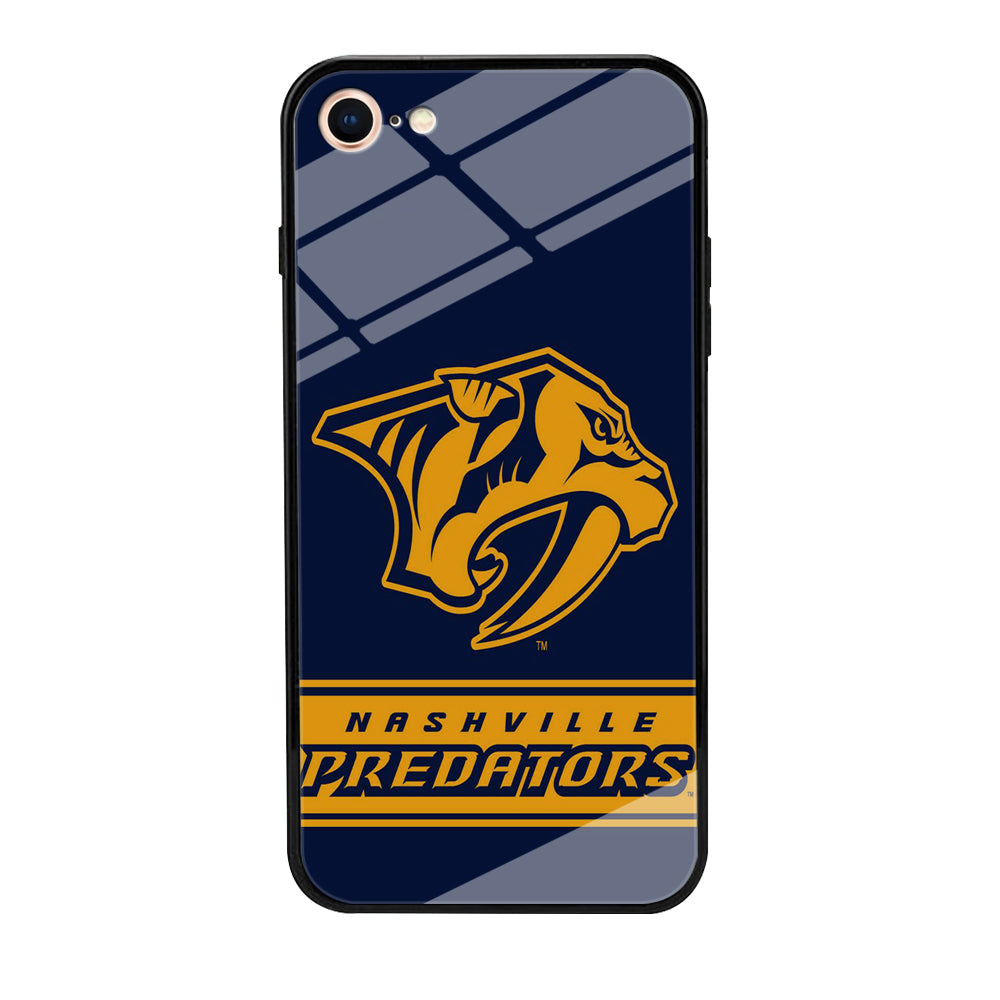 Hockey Nashville Predators NHL 001 iPhone 7 Case-Phone Case-Tempered Glass Case-Altracase