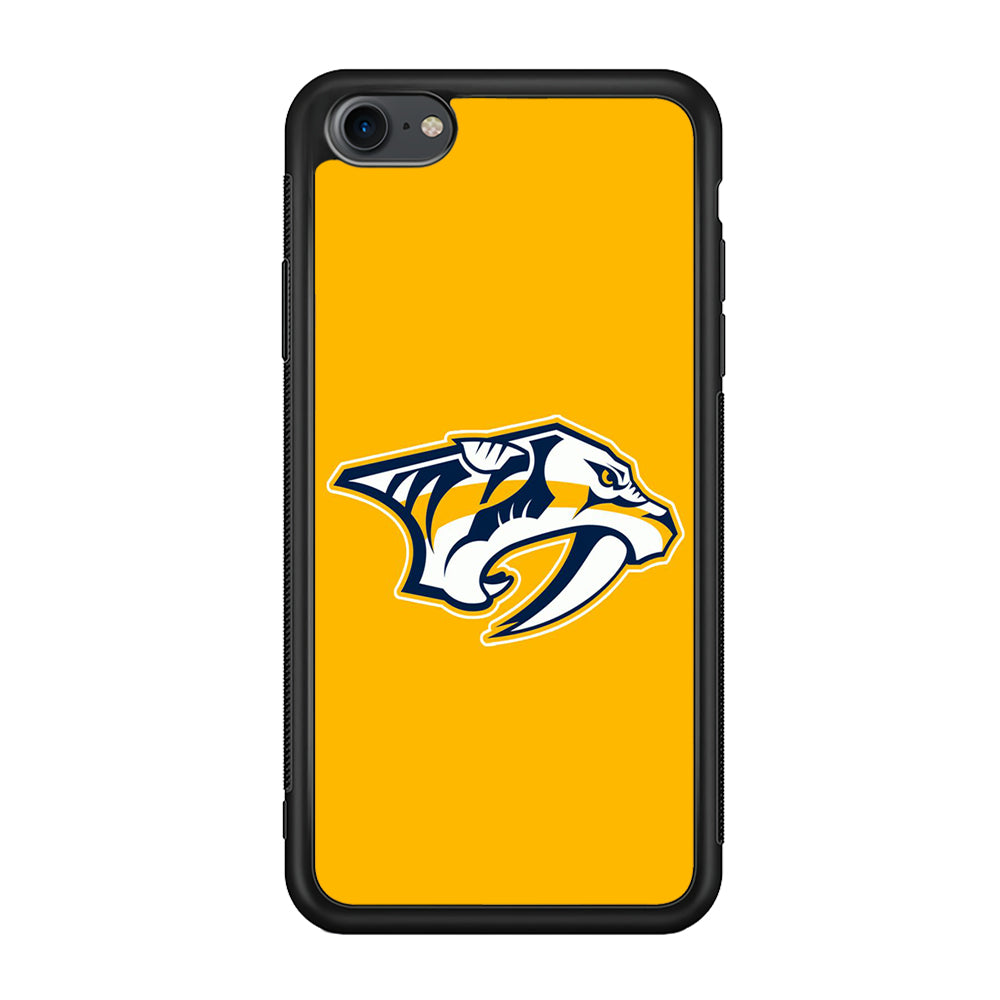 Hockey Nashville Predators NHL 002 iPhone 7 Case-Phone Case-Rubber Black (2D Case)-Altracase