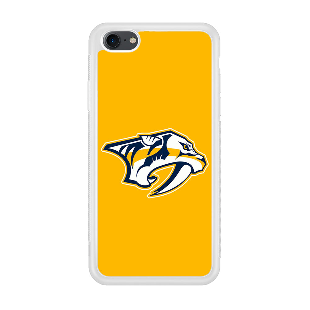 Hockey Nashville Predators NHL 002 iPhone 7 Case-Phone Case-Rubber White (2D Case)-Altracase