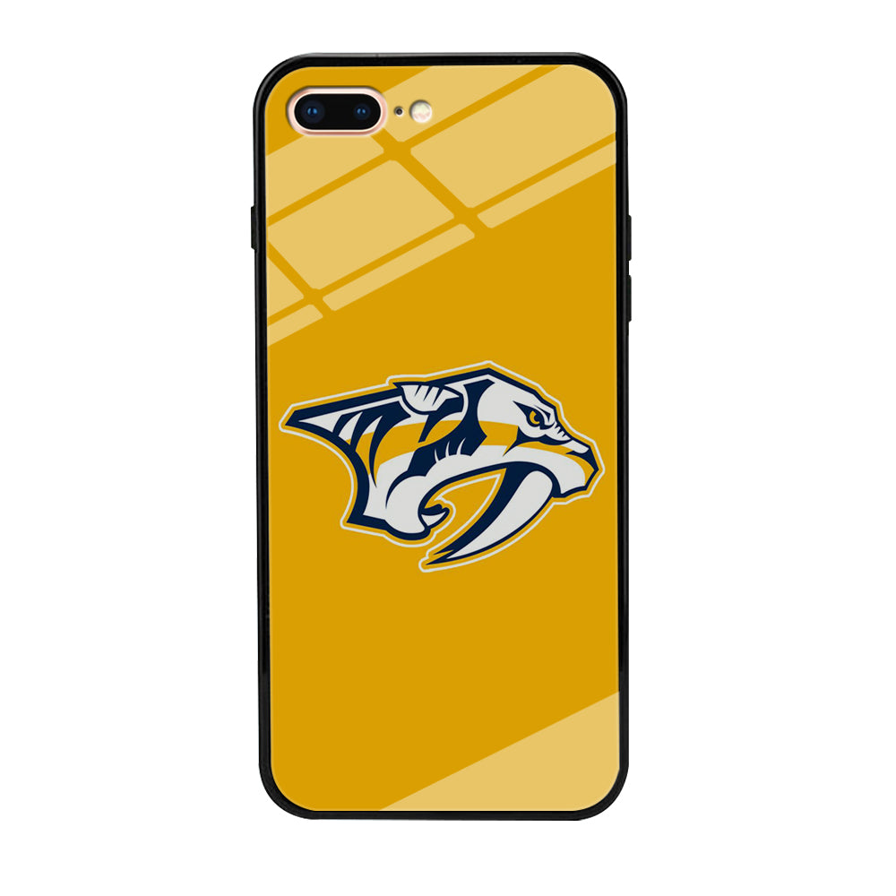 Hockey Nashville Predators NHL 002 iPhone 8 Plus Case-Phone Case-Tempered Glass Case-Altracase