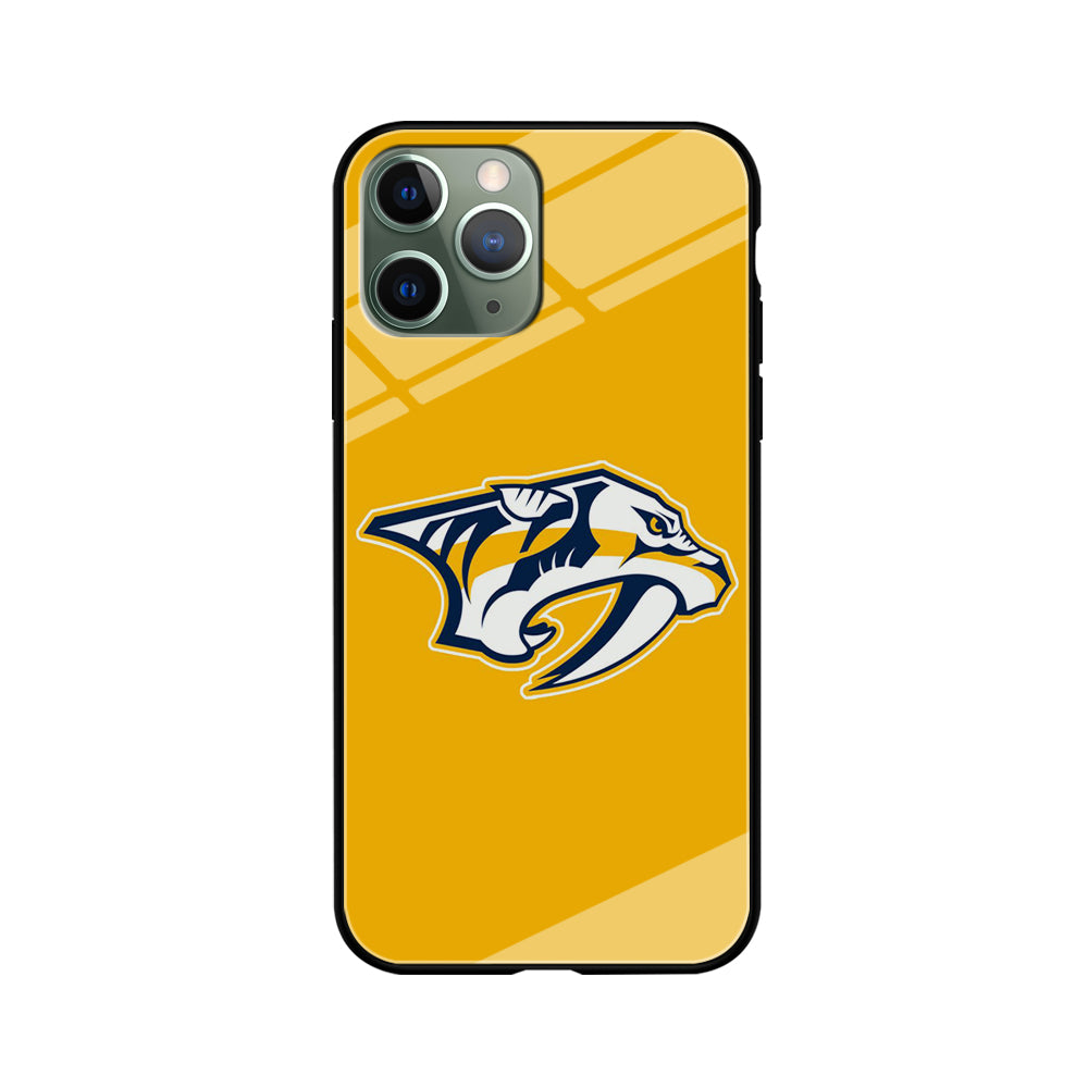 Hockey Nashville Predators NHL 002 iPhone 11 Pro Max Case-Phone Case-Tempered Glass Case-Altracase