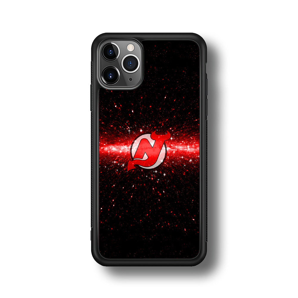 Hockey New Jersey Devils NHL 001 iPhone 11 Pro Max Case-Phone Case-Rubber Black (2D Case)-Altracase