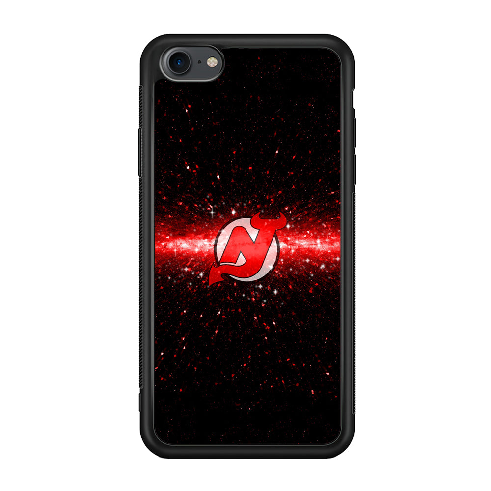 Hockey New Jersey Devils NHL 001 iPhone 7 Case-Phone Case-Rubber Black (2D Case)-Altracase