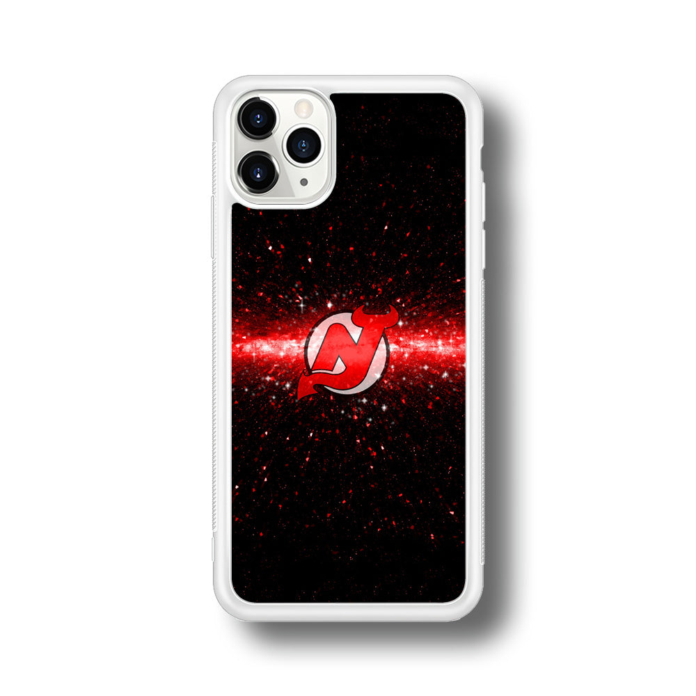 Hockey New Jersey Devils NHL 001 iPhone 11 Pro Max Case-Phone Case-Rubber White (2D Case)-Altracase