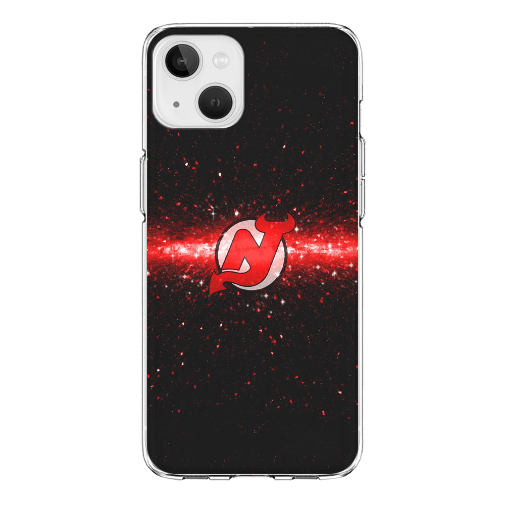 Hockey New Jersey Devils NHL 001 iPhone 13 Mini Case-Phone Case-Clear Soft Case-Altracase