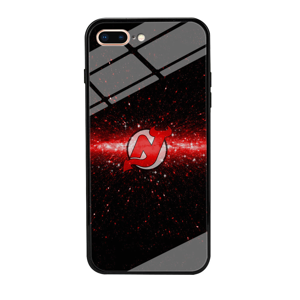 Hockey New Jersey Devils NHL 001 iPhone 8 Plus Case-Phone Case-Tempered Glass Case-Altracase