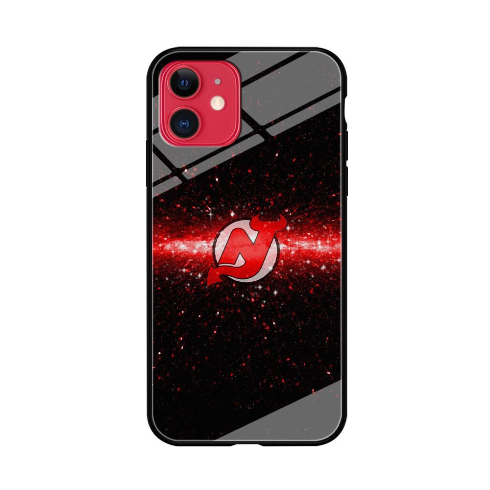 Hockey New Jersey Devils NHL 001 iPhone 11 Case-Phone Case-Tempered Glass Case-Altracase