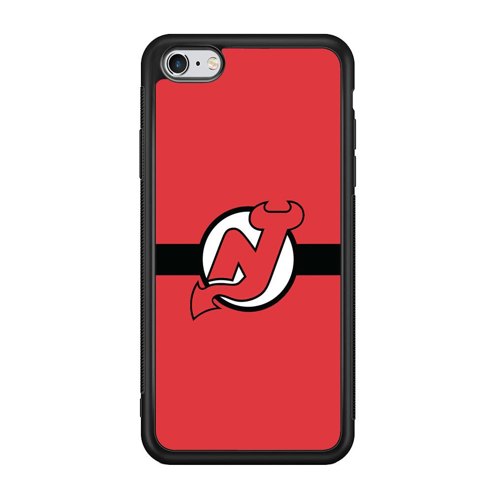 Hockey New Jersey Devils NHL 002 iPhone 6 | 6s Case-Phone Case-Rubber Black (2D Case)-Altracase