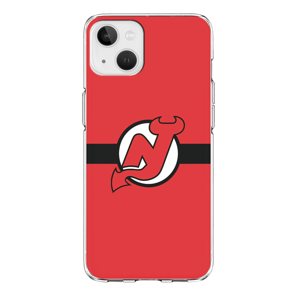 Hockey New Jersey Devils NHL 002 iPhone 13 Mini Case-Phone Case-Clear Soft Case-Altracase