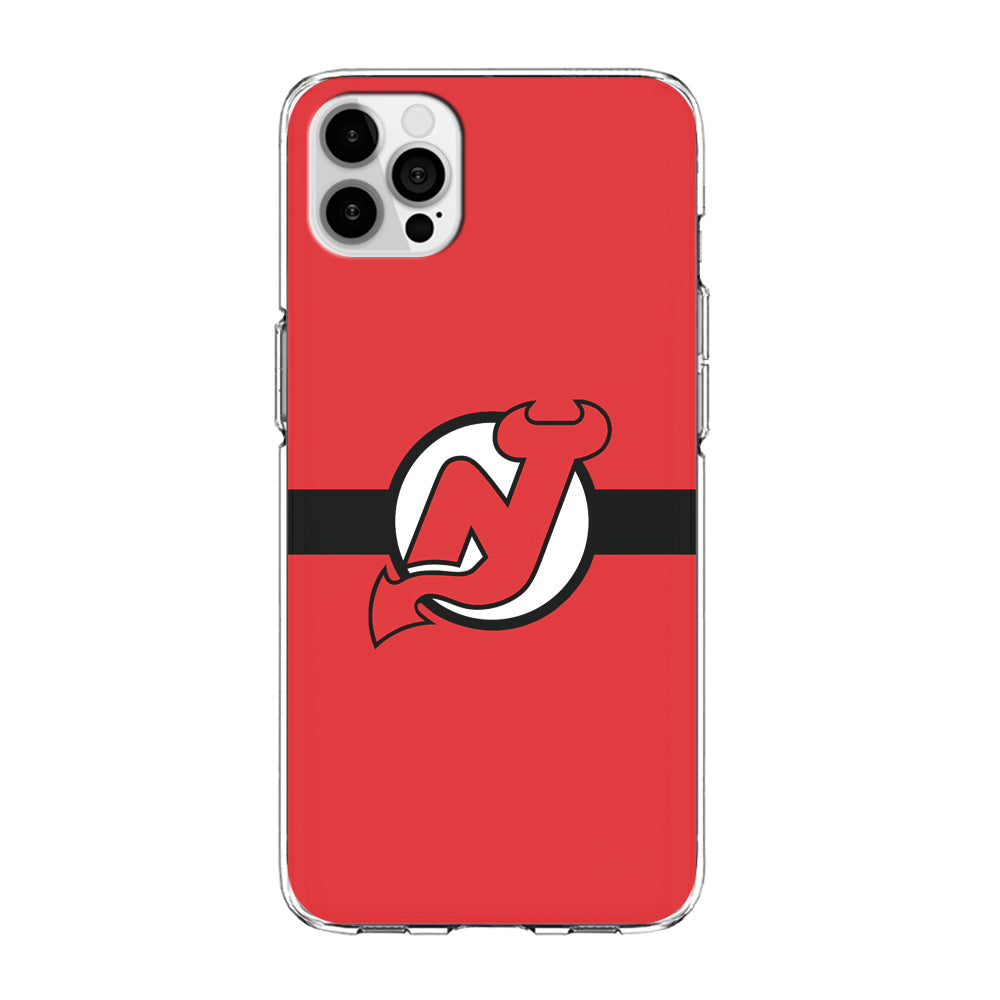 Hockey New Jersey Devils NHL 002 iPhone 13 Pro Case-Phone Case-Clear Soft Case-Altracase