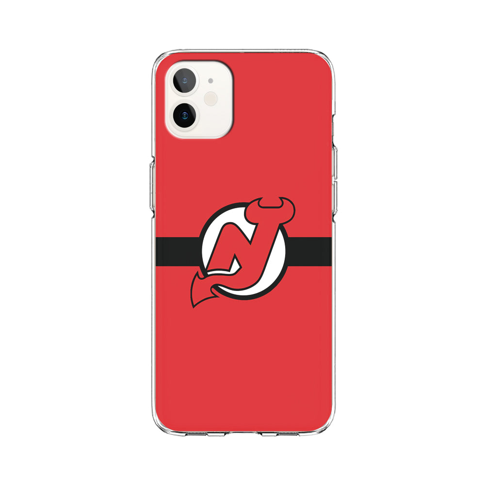 Hockey New Jersey Devils NHL 002 iPhone 12 Case-Phone Case-Clear Soft Case-Altracase