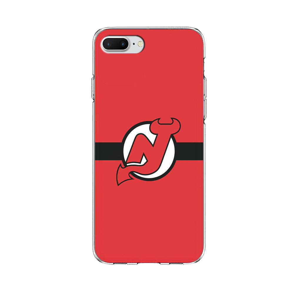 Hockey New Jersey Devils NHL 002 iPhone 8 Plus Case-Phone Case-Clear Soft Case-Altracase
