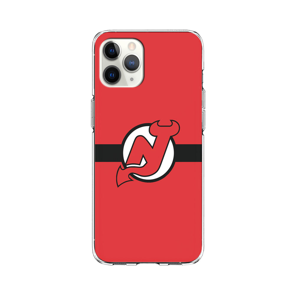Hockey New Jersey Devils NHL 002 iPhone 11 Pro Max Case-Phone Case-Clear Soft Case-Altracase