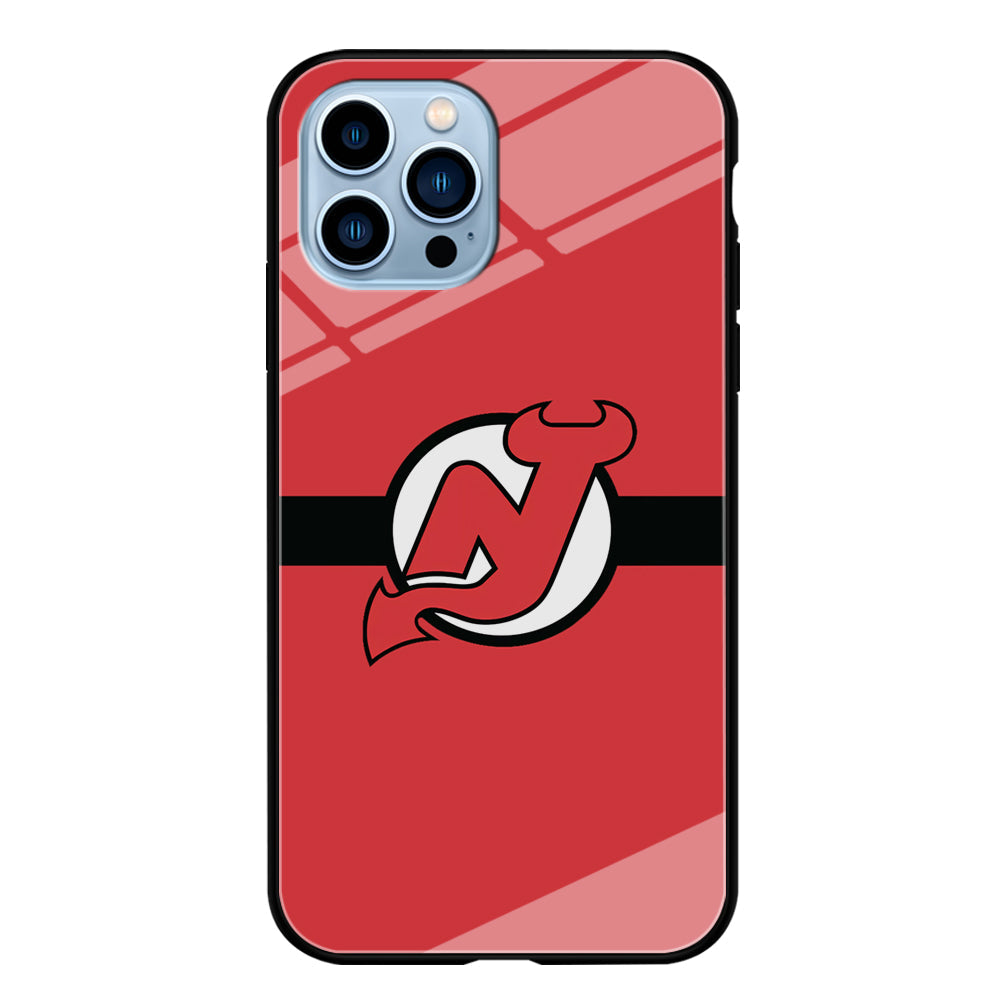 Hockey New Jersey Devils NHL 002 iPhone 13 Pro Case-Phone Case-Tempered Glass Case-Altracase
