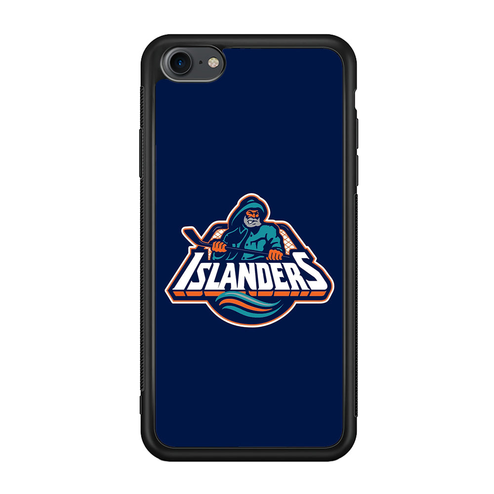 Hockey New York Islanders NHL 001 iPhone 7 Case-Phone Case-Rubber Black (2D Case)-Altracase