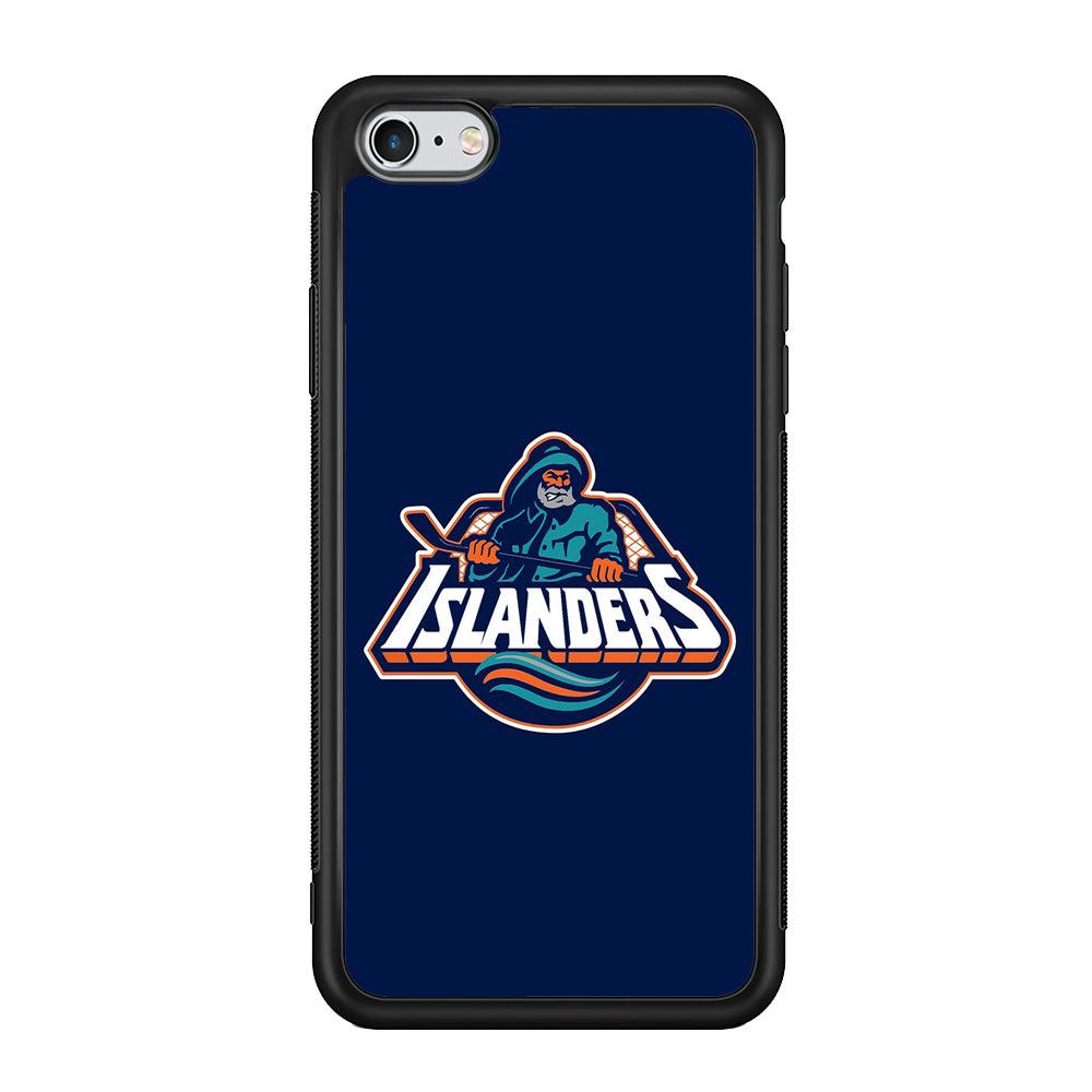 Hockey New York Islanders NHL 001 iPhone 6 | 6s Case-Phone Case-Rubber Black (2D Case)-Altracase