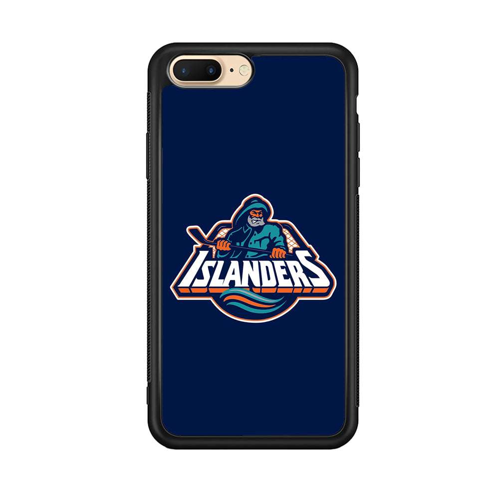 Hockey New York Islanders NHL 001 iPhone 7 Plus Case-Phone Case-Rubber Black (2D Case)-Altracase